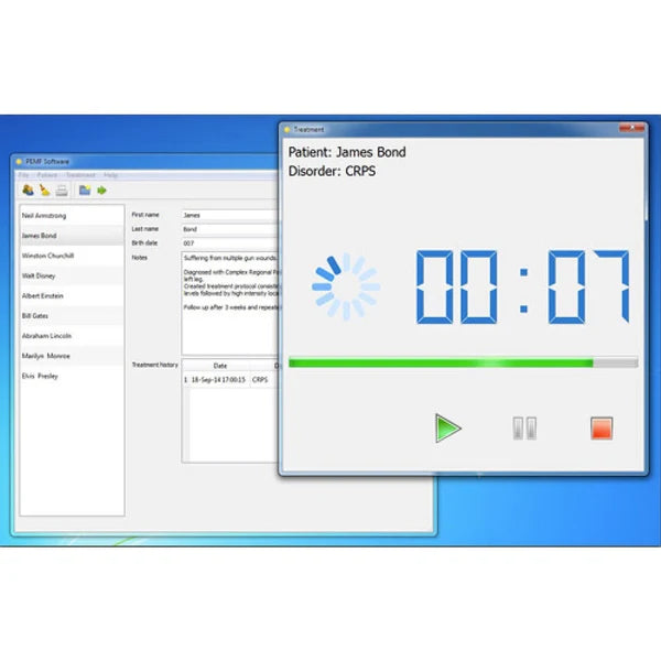 MONTHLY RENTAL:  Curatron XP PC - Professional PEMF System (400-1000 gauss)