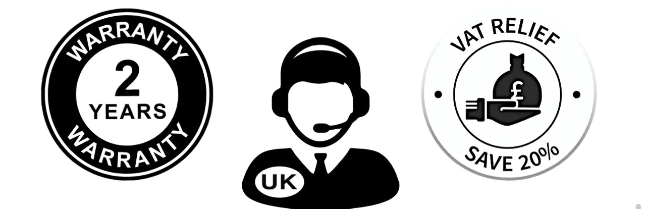 icons representing customer support